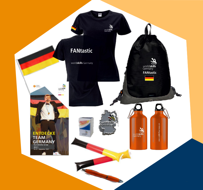 Sicher dir dein Fan-Paket für die EuroSkills Graz 2021 - Jetzt in unserem Shop
