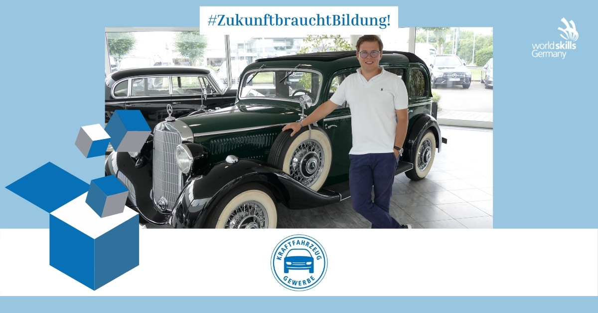 Kontaktfreudig und Kfz-begeistert: Automobilkaufmann Moritz Arenswald …