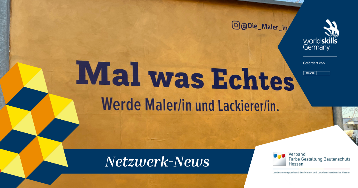 „Mal was Echtes" - einzigartiges Nachwuchs-Projekt im Maler- und Lackiererhandwerk