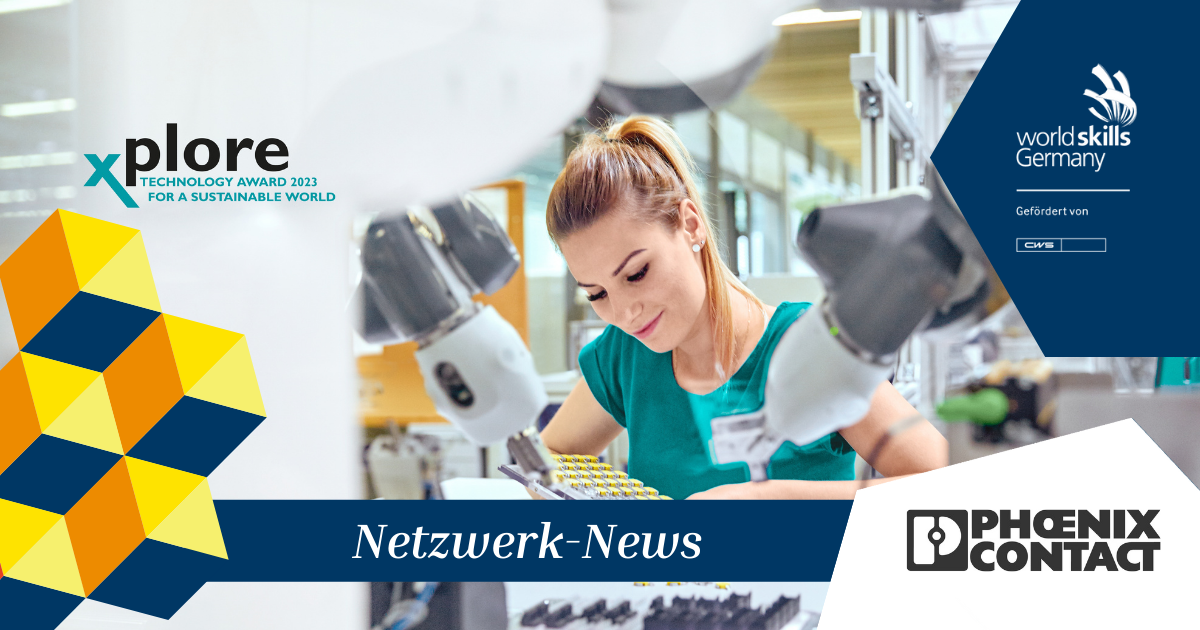 xplore 2023 Technology Award for a sustainable world - ein internationaler Technologie- und Bildungswettbewerb von Phoenix Contact
