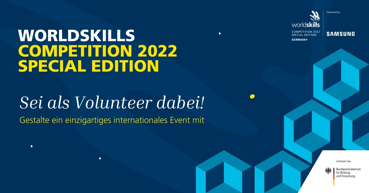 Werde Volunteer bei der Weltmeisterschaft der Berufe!