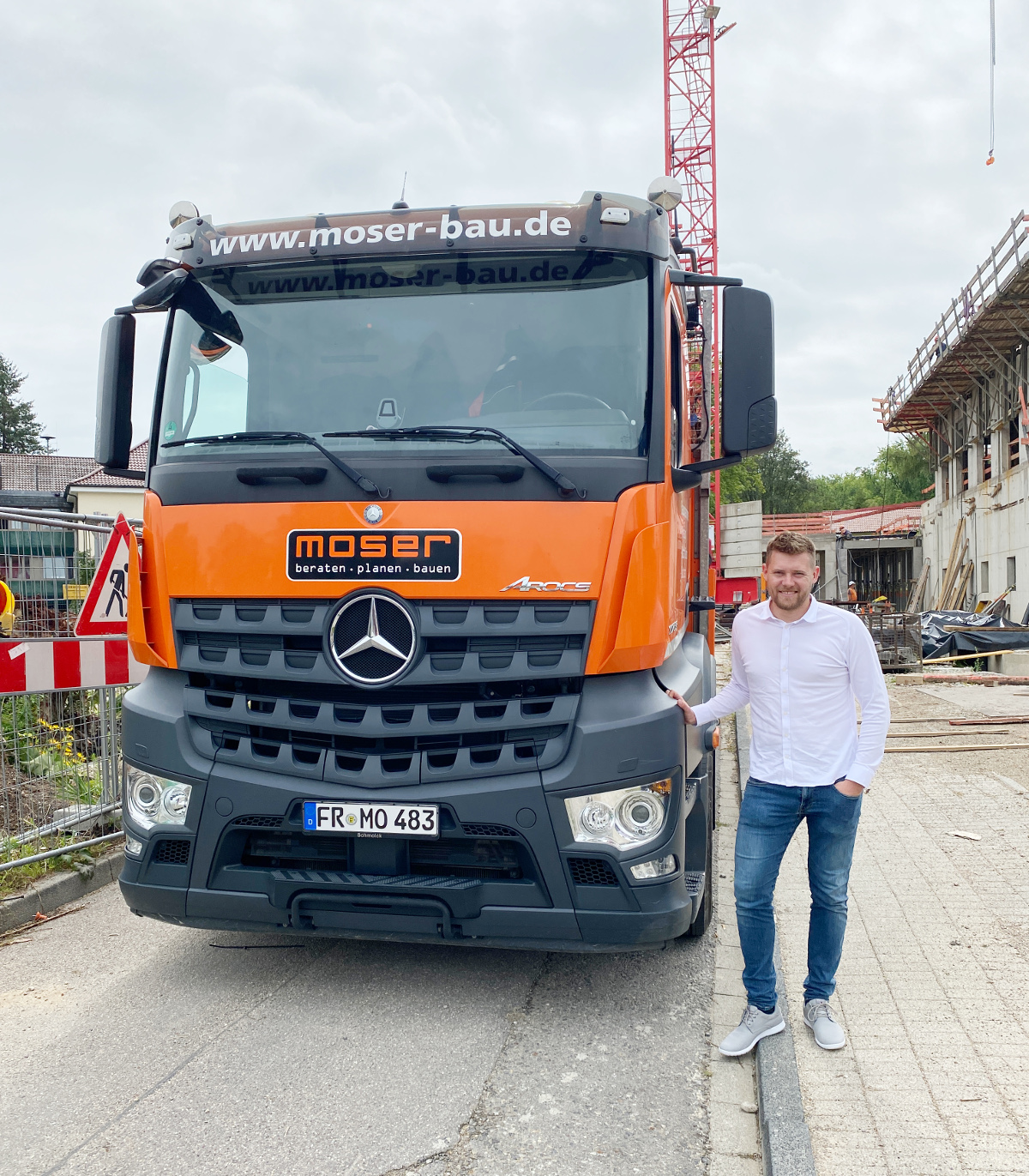 Mit Vollgas zum beruflichen Erfolg: Europameister Julian Lüdke begann seine Karriere mit Nutzfahrzeugen und ist jetzt Bauleiter in Freiburg
