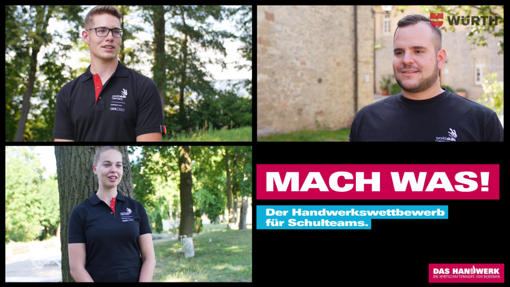 Champions sind Jurymitglieder des Handwerkwettbewerbs "Mach was!"
