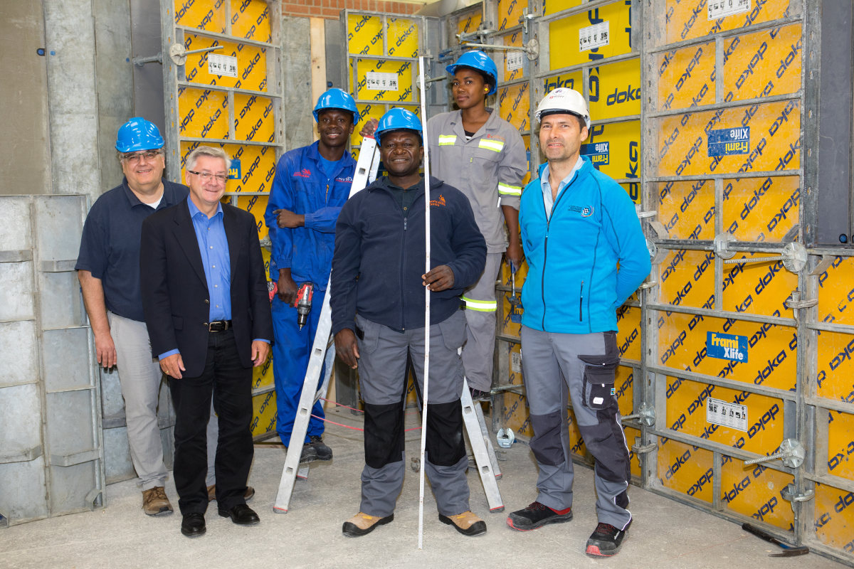 Team Sambia zu Besuch in der Bauinnung Donau-Ries