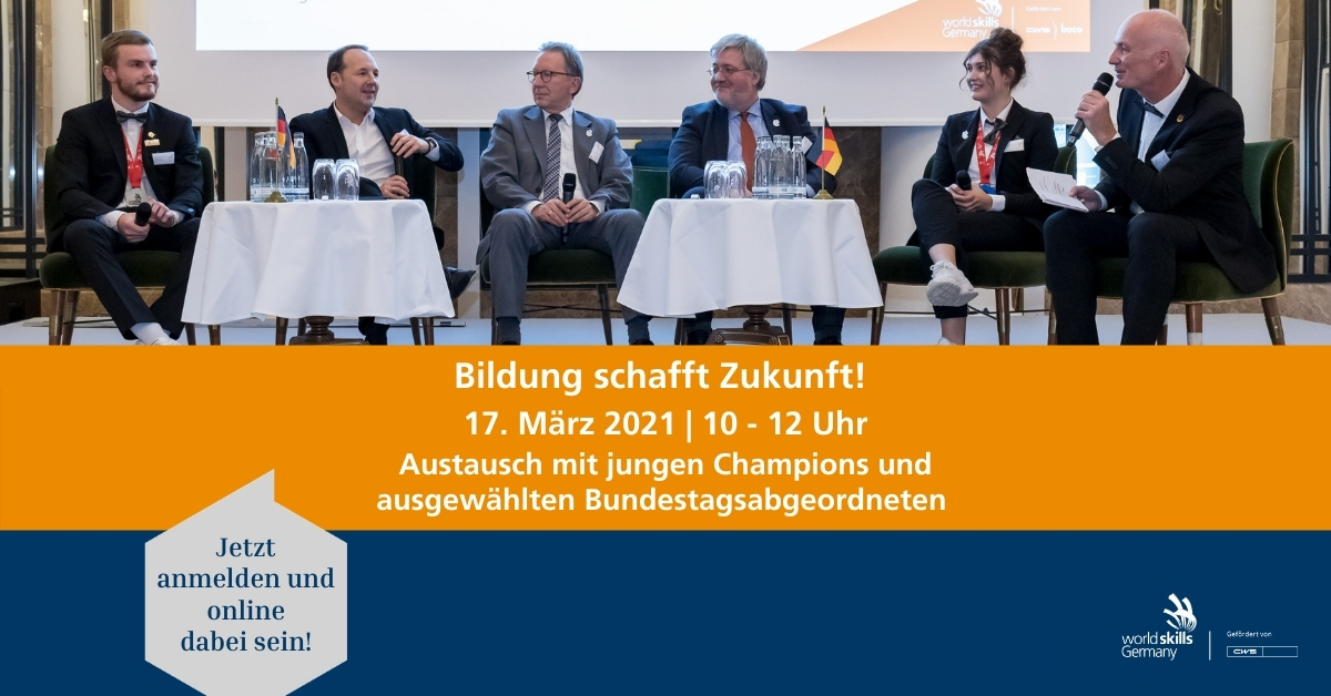 Bildung schafft Zukunft! - Virtueller Dialog - Jetzt anmelden