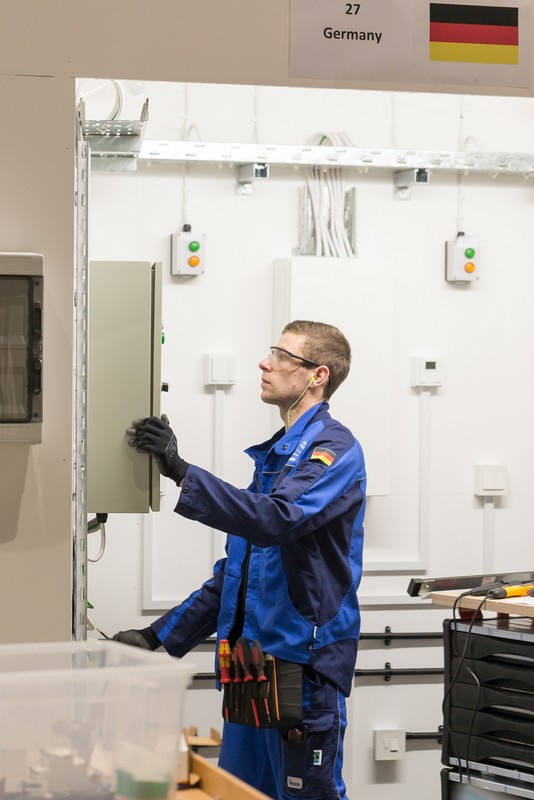 Deutschland sucht die besten Fachkräfte im Skill Elektroinstallation