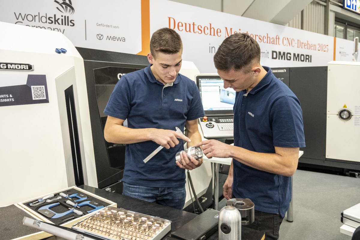 Deutsche Meisterschaft in CNC-Drehen 2025: Daniel Meyer gewinnt Gold