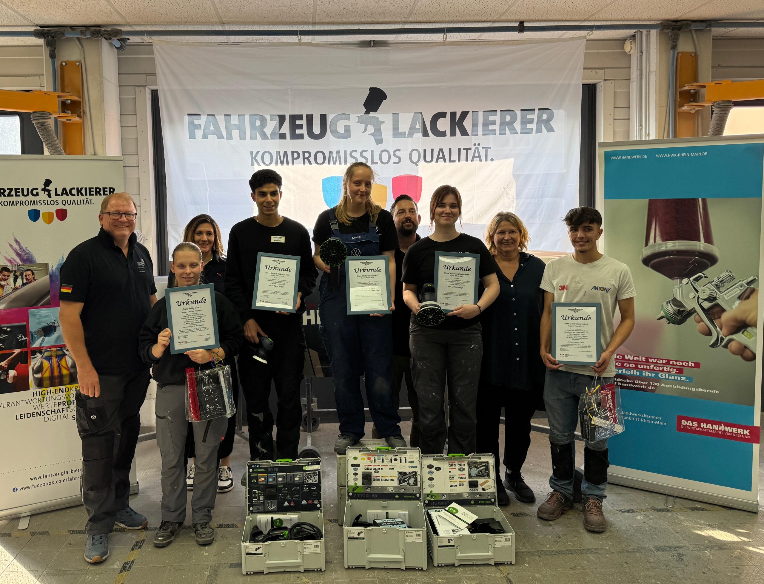 Fahrzeuglackierer glänzen bei den German Craft Skills in Hessen