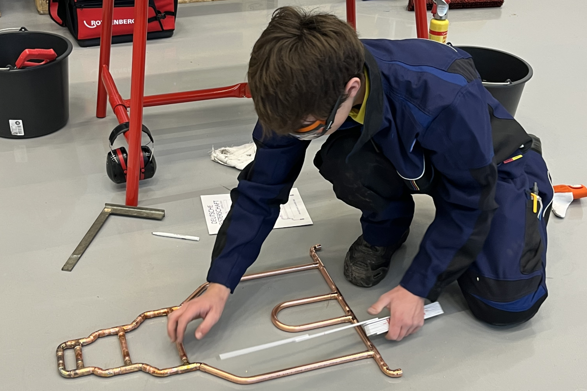 Ben Nopper gewinnt Deutsche Meisterschaft in "Anlagenmechanik SHK" -