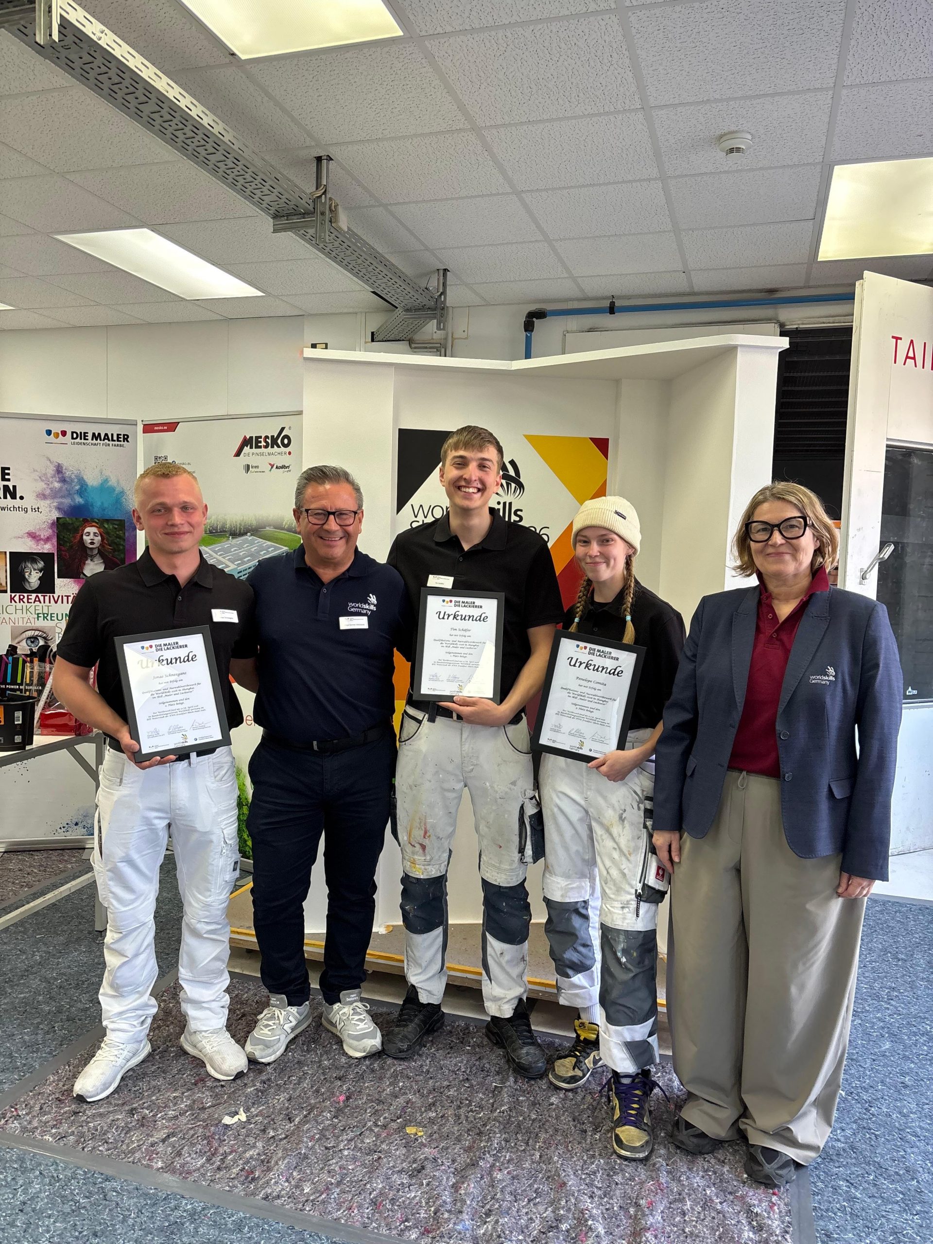 Maler Tim Schäfer fliegt zu den WorldSkills 2026 nach Shanghai