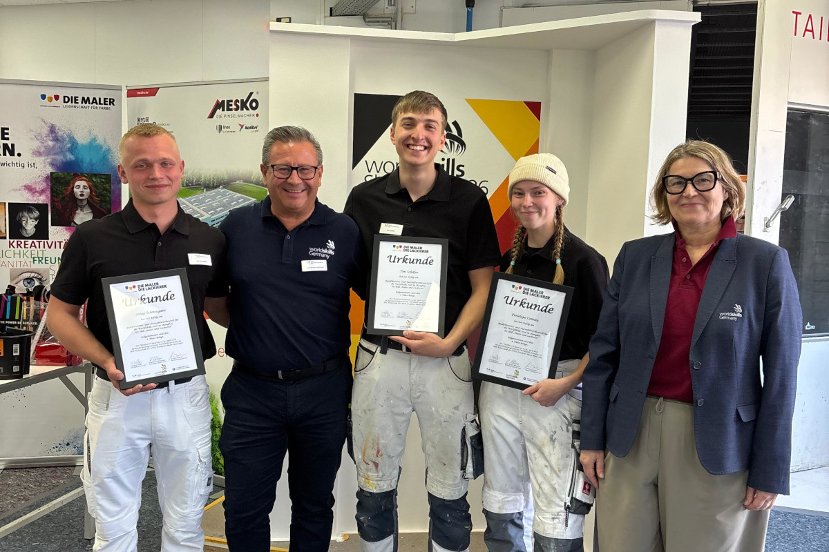 Maler Tim Schäfer fliegt zu den WorldSkills 2026 nach Shanghai