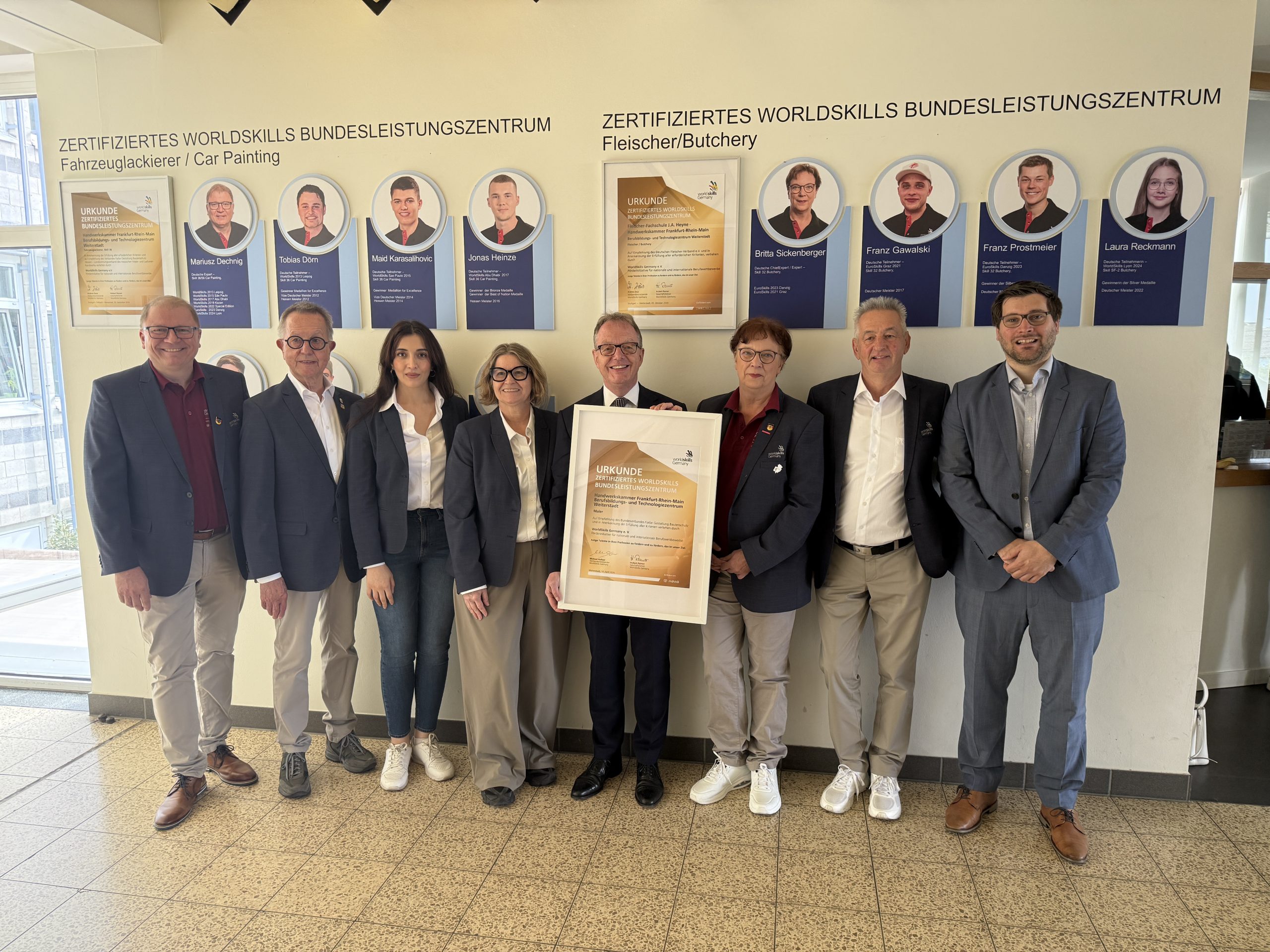 Zertifizierung neues Bundesleistungszentrums für Malerhandwerk