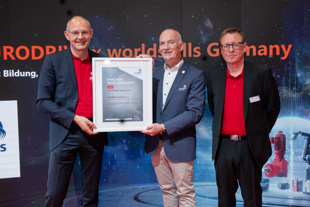 SEW‑EURODRIVE wird Mitglied bei WorldSkills Germany