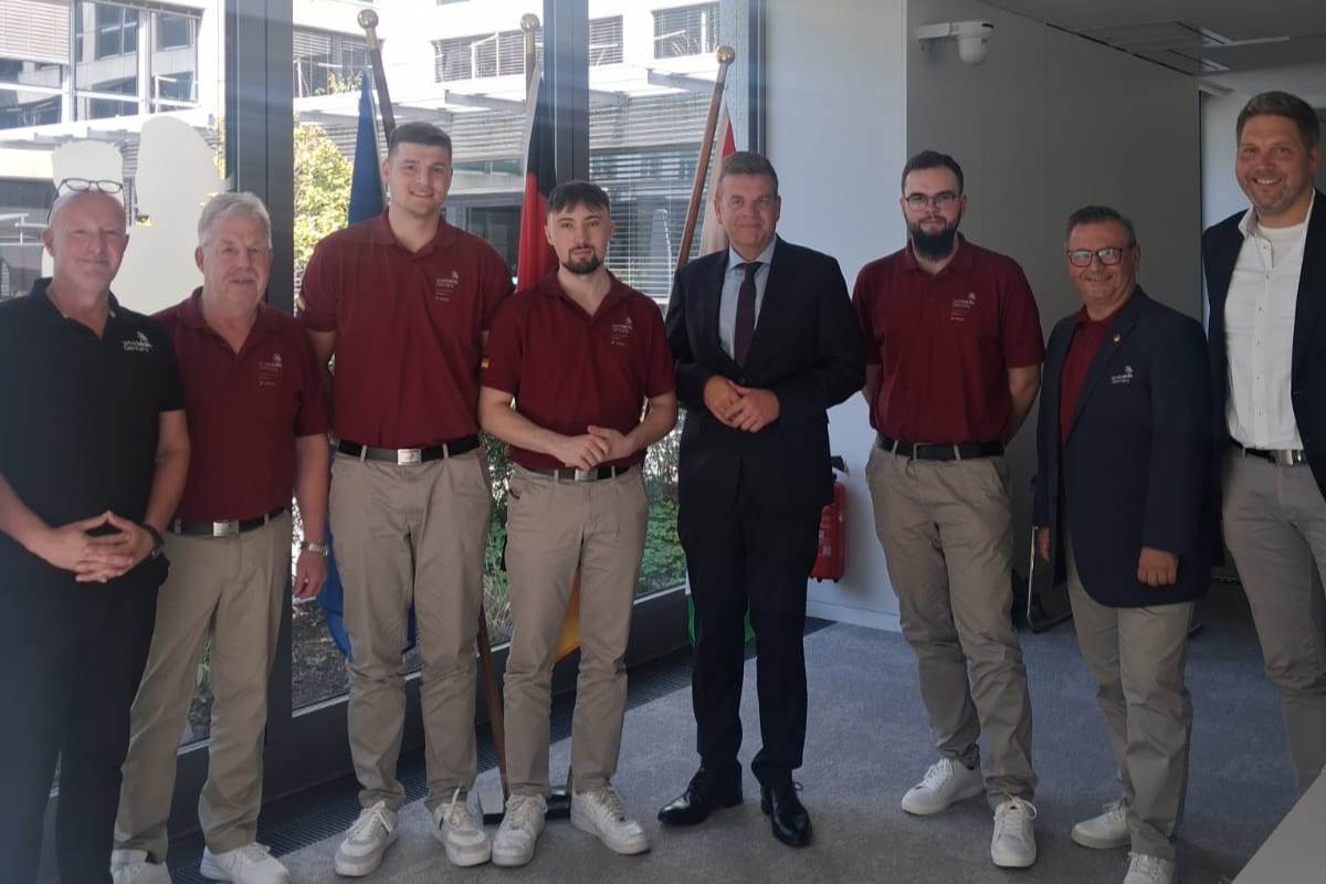 Matthias Heidmeier empfängt nordrhein-westfälische WorldSkills Talente
